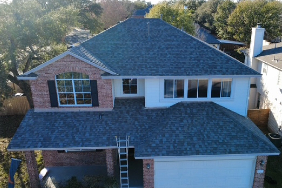 Charcoal Shingle Roof Replacement