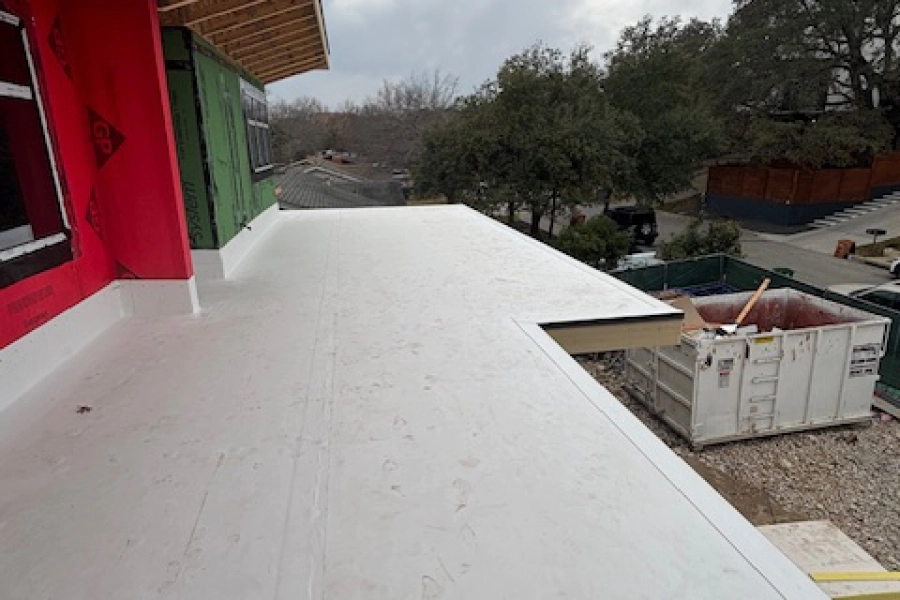 TPO Flat Roof New Construction